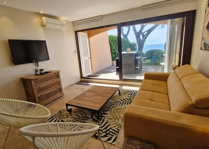 Lägenhet Climatise 2 Pieces Avec Vue : 4 Pers, Piscine, Parking - Fr-1-780-38