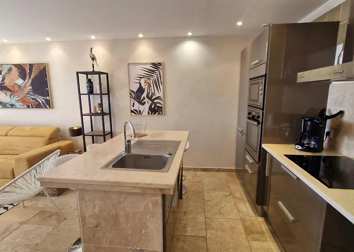 Climatise 2 Pieces Avec Vue : 4 Pers, Piscine, Parking - Fr-1-780-38 Apartman *