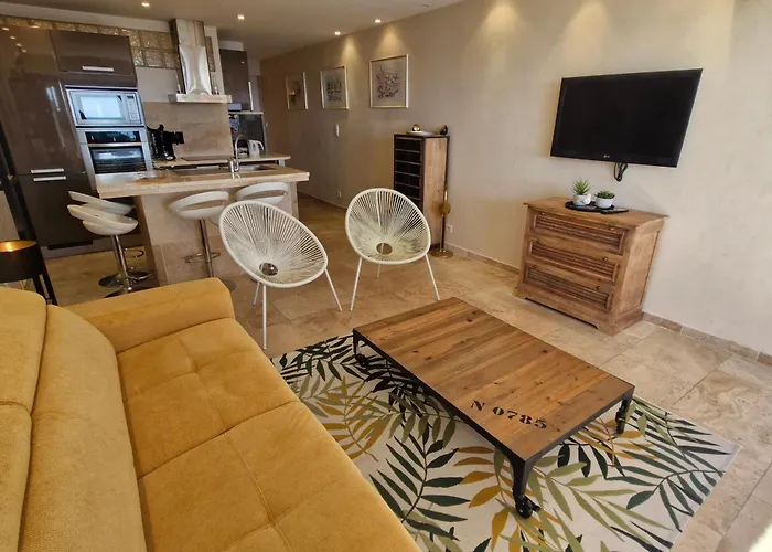 Climatise 2 Pieces Avec Vue : 4 Pers, Piscine, Parking - Fr-1-780-38 * Sainte-Maxime